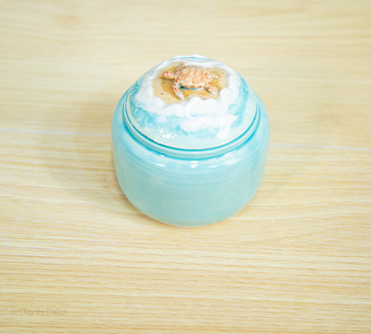 Sea Turtle Jar