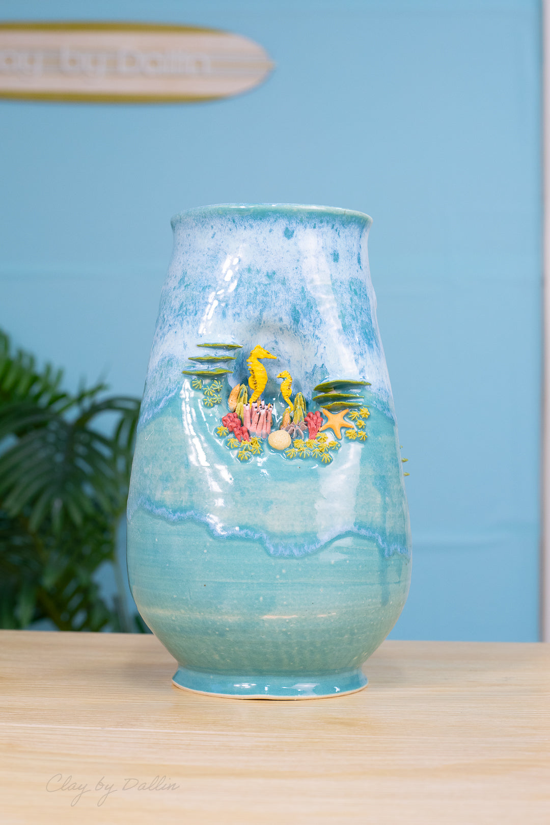 Tiger Shark Reef Vase
