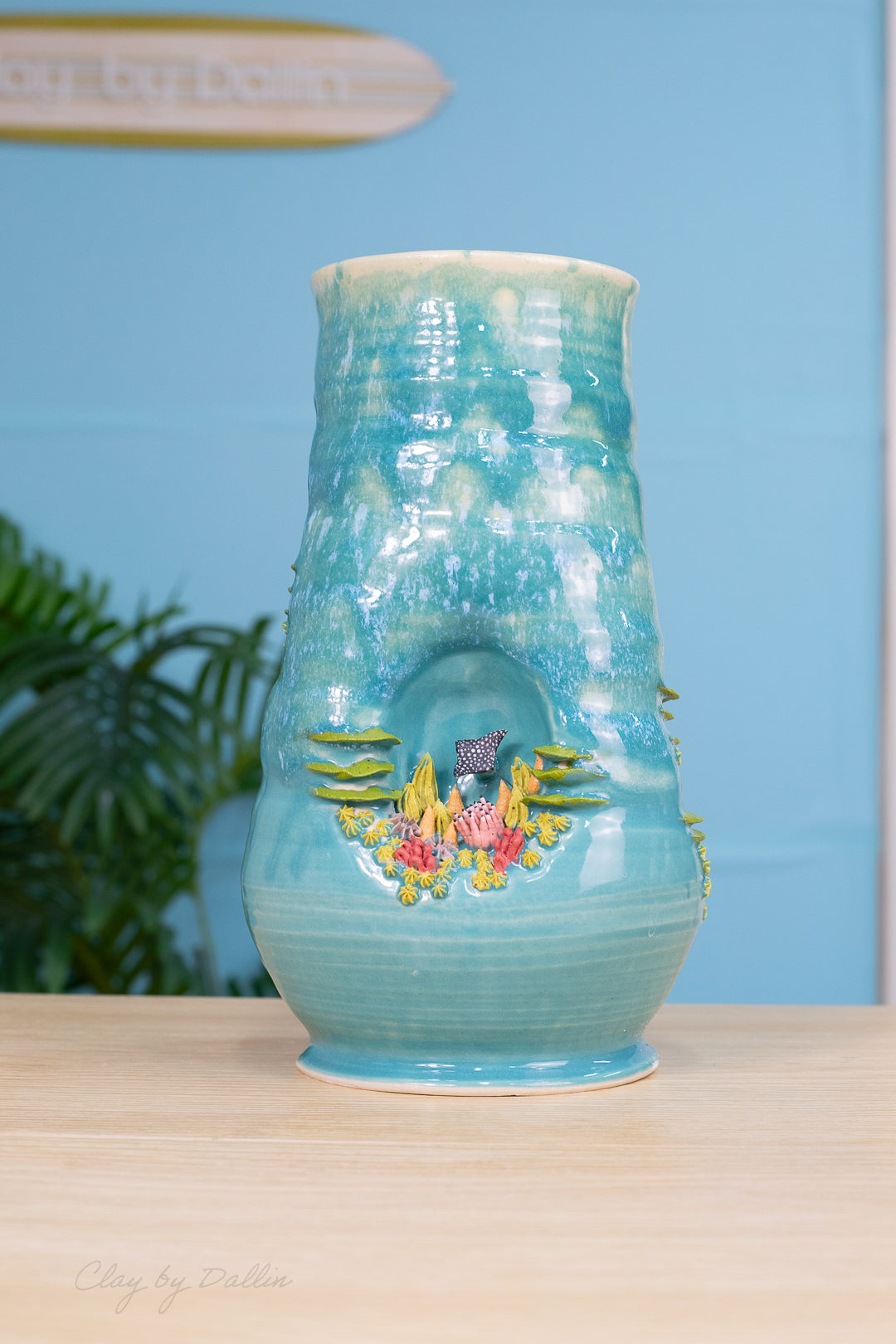 Sea Turtle Vase