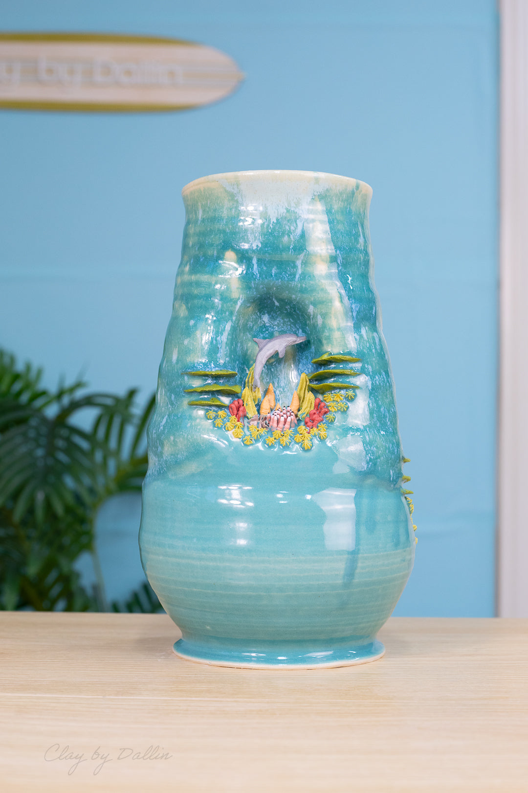 Sea Turtle Vase