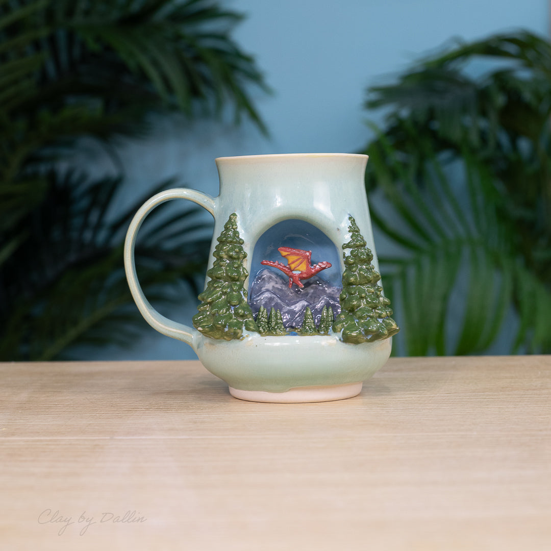 Red Dragon Mug