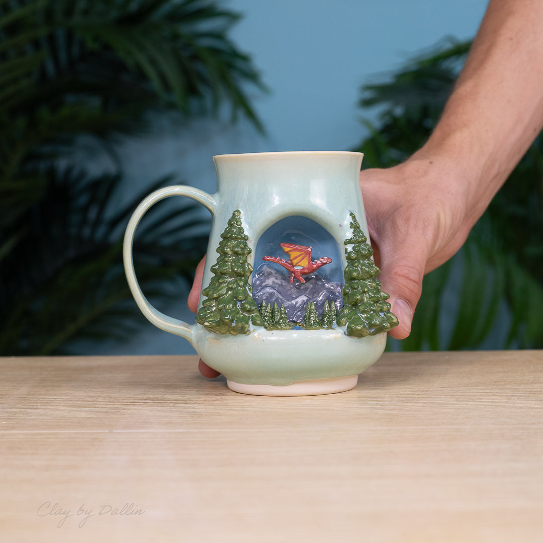 Red Dragon Mug