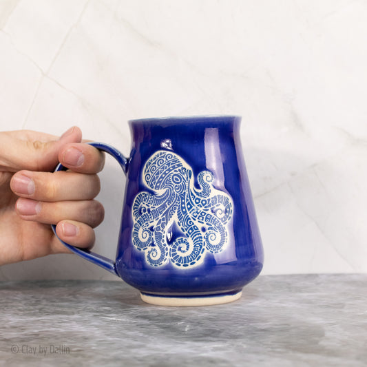 Patterned Octopus Mug